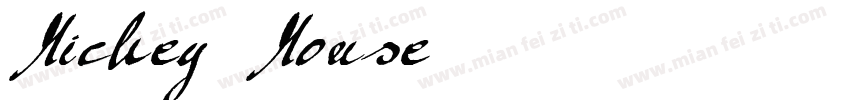 Mickey Mouse字体转换